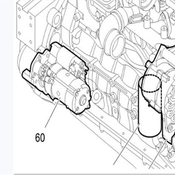 摊铺机起动机#2419964